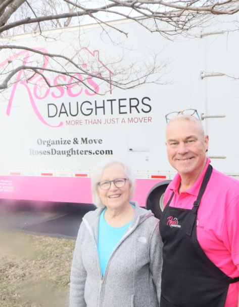 Owner eddie standing next to a valued client