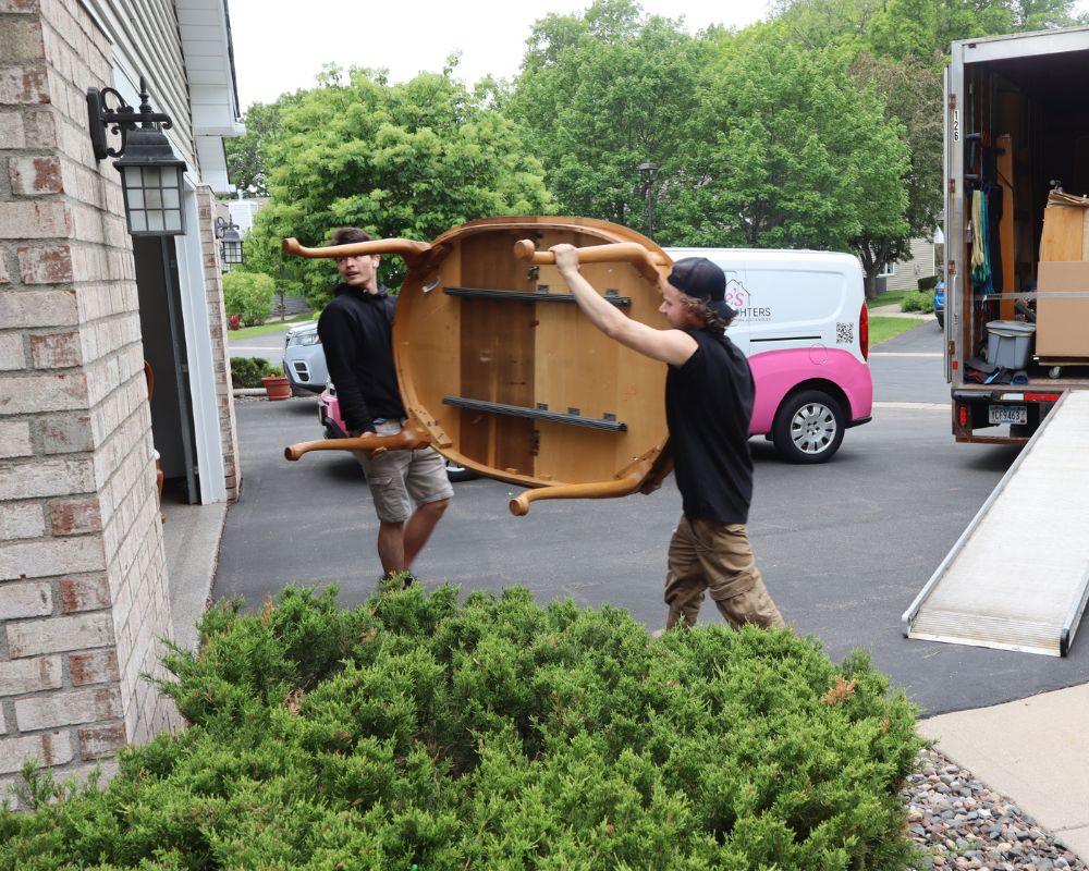 Rose's Daughters moving preparation table