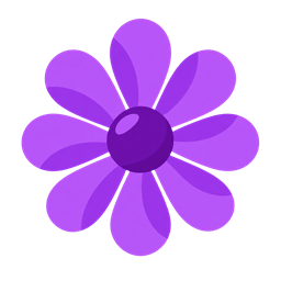 Purple flower for the Walk to End Alzheimer’s