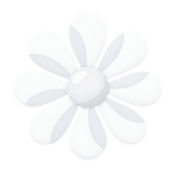 White flower for the Walk to End Alzheimer’s